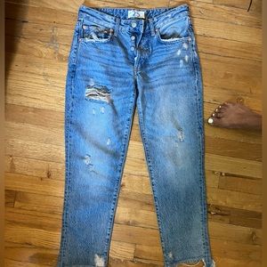 Free People Good Time Relaxed Skinny Jeans